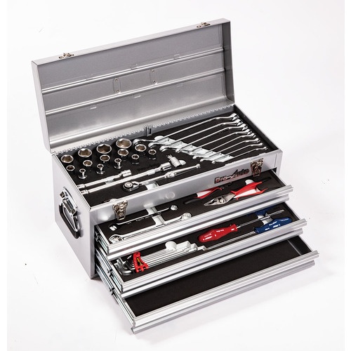 ชุดเครื่องมือ 1/2″ DR.57PC. สีเงิน