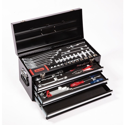 ชุดเครื่องมือ 83 ชิ้น ขนาด 3/8″ และ 1/4″ สีดำ