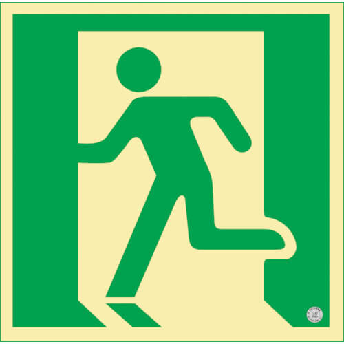 Emergency Exit Guidance Sign Passageway