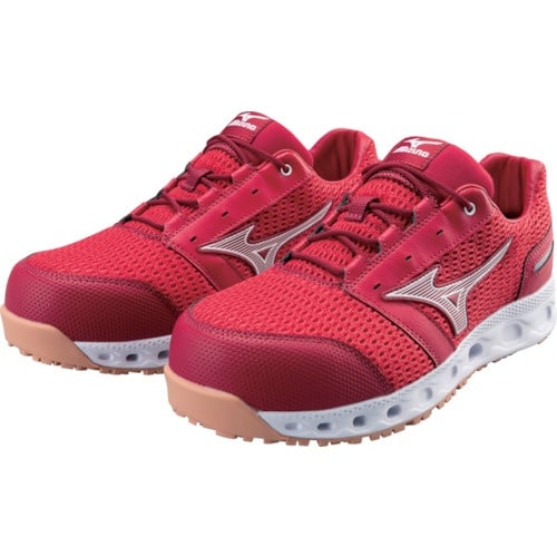 รองเท้าผ้าใบป้องกัน Almighty VH11L สีแดง x สีขาว ไซส์ 28.0