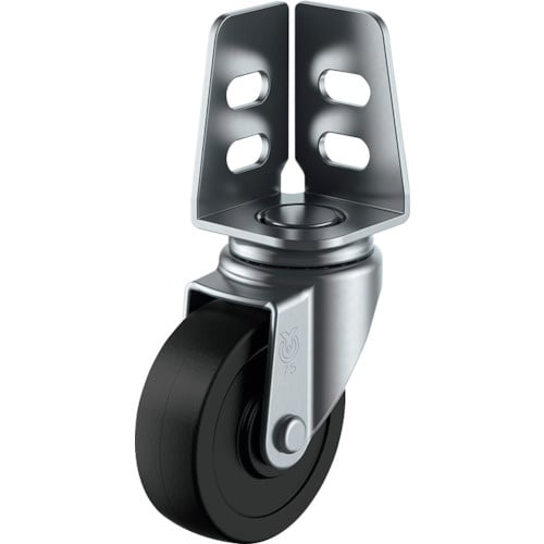 มุม, ลูกล้อหมุน, ยางนำไฟฟ้า, เส้นผ่านศูนย์กลางล้อ 75 มม., ประเภท S, ประเภท SA, ขนาดการติดตั้ง 20 x 21.16