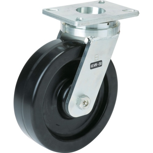 ล้อเลื่อน Super Strong Caster HX Series สำหรับงานหนักเป็นพิเศษ ล้อเลื่อน Pluskite ล้อเลื่อนแบบหมุน เส้นผ่านศูนย์กลางล้อ 150 มม. รับน้ำหนักได้ 1,500 กก.