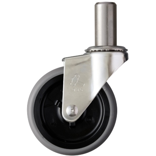 ค้อน สเตนเลสทั้งหมด ซีรีส์ EK แทรก แกนหมุน ล้ออีลาสโตเมอร์ 75 มม.