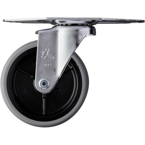 ล้อยางหมุนมุมค้อน E Type ขนาด 100 มม.