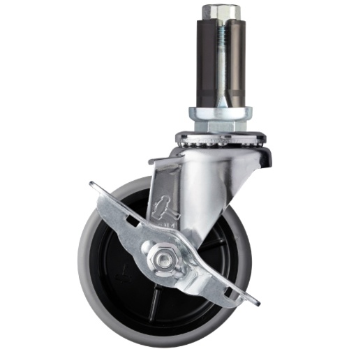 ค้อนใส่ท่อซีรีส์ EU พร้อมแกนหมุน SP ล้ออีลาสโตเมอร์ 85 มม.