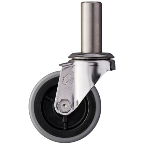 ค้อน สเตนเลสทั้งหมด ซีรีส์ SK แทรก แกนหมุน ล้ออีลาสโตเมอร์ 75 มม.