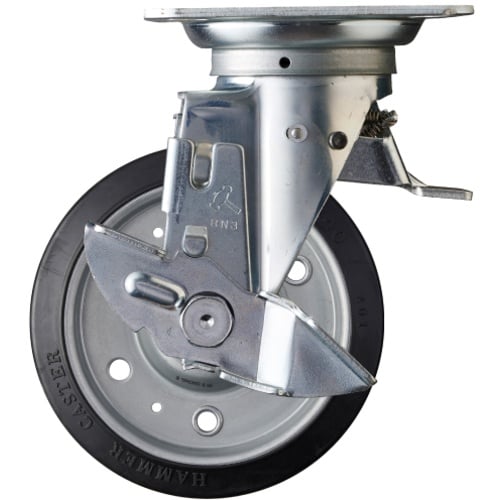 ลูกล้อสวิตช์ค้อน 400S ซีรีส์ Swivel SP พร้อมล้อยางพิเศษ 150 มม.