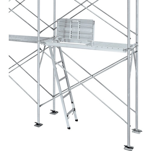 บันไดและโครงผ้าแบบติดตั้งบนพื้น บันไดแบบยืดหดได้