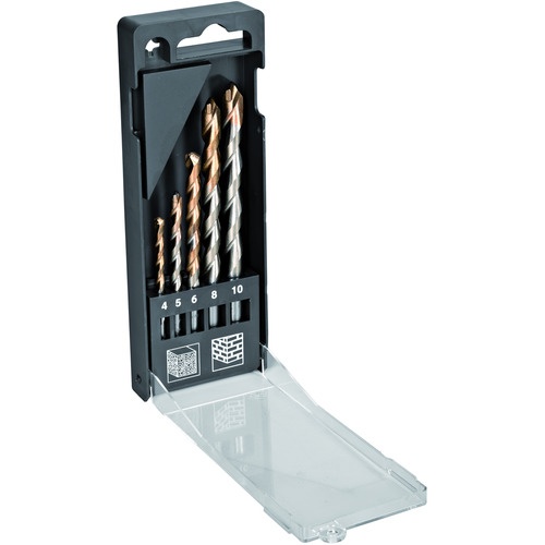 ชุดดอกสว่านเจาะคอนกรีต 5 ชิ้น (4/5/6/810 มม.)