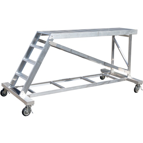 โต๊ะทำงานอลูมิเนียมขนาดใหญ่แบบ WB