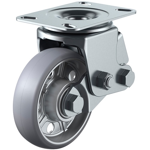 ล้อเลื่อนชนิดจานหมุนมีเบาะรองนั่ง ยูรีเทนขั้นสูงสุด เส้นผ่านศูนย์กลางล้อ 150 มม. ประเภท SKY รุ่น SKY-2S ขนาดการติดตั้ง 133 x 86 (125 x 62)