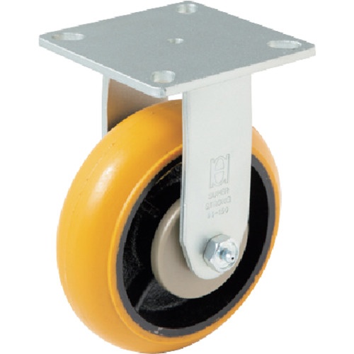 Caster No.44 ล้อตายตัว พร้อมล้อไฮเปอร์ยูรีเทน φ150มม.