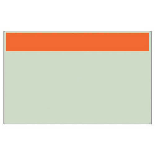 แผ่นระบุท่อสีเหลือง/แถบสีแดงเท่านั้น (ขนาดกลาง)/แผ่นเดียว/250 x 700