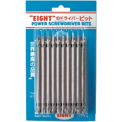 ดอกสว่านหัวแฉก ปลายคู่ 6.35 มม. ร่อง 9 มม. +2 x 100 ชุด 10 ชิ้น