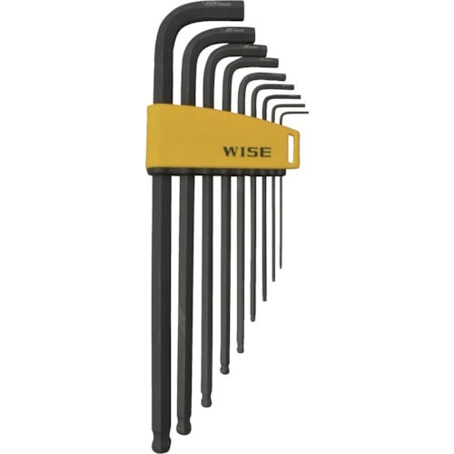 ประแจหกเหลี่ยมหัวบอลสีดำ ยาว ชุด 9 ชิ้น