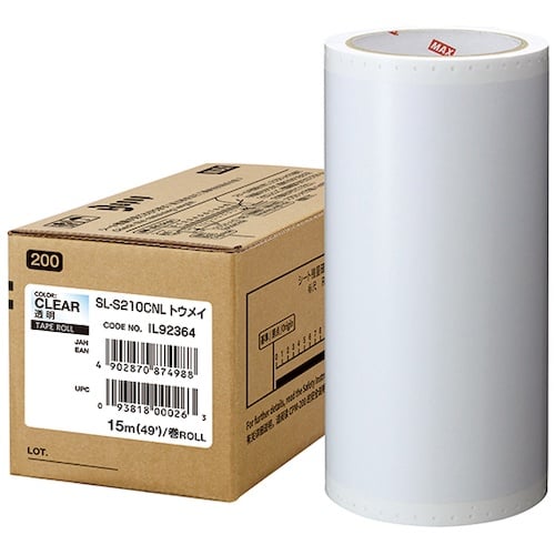 แผ่นมาตรฐาน Bepop กว้าง 200 มม. SL-S210NL ใส (15 ม. x 1 ม้วน)