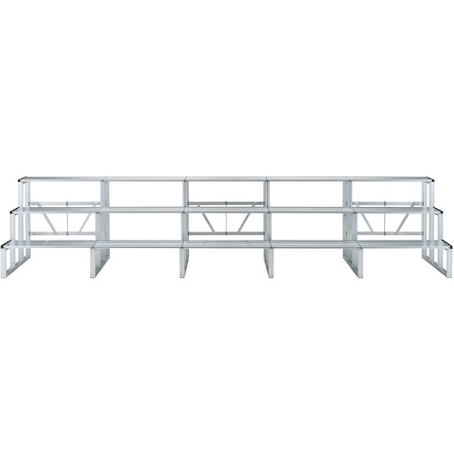 ชั้นวางของอลูมิเนียมพับได้แบบหลายระดับ