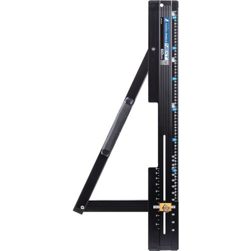 ไม้บรรทัดนำทางเลื่อยวงกลมแบบพับได้รูปตัว L ขนาด 60 ซม. พร้อมฟังก์ชั่นตัดมุม