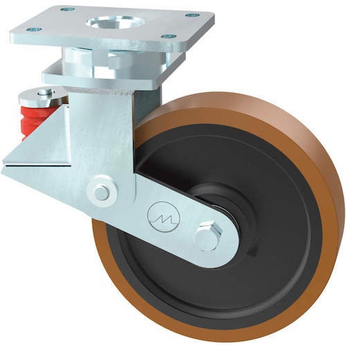 (200054397) GHKE-SPR-82S-SAS-BL ล้อเลื่อน/ล้อหมุน Mobuton สำหรับงานหนัก พร้อมระบบลดแรงสั่นสะเทือน