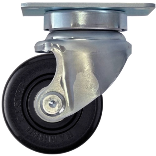 ค้อน ความทนทานสูง โปรไฟล์ต่ำ งานหนัก หมุนได้ ล้อไนลอน 75 มม. ระยะพิทช์ 68 x 68