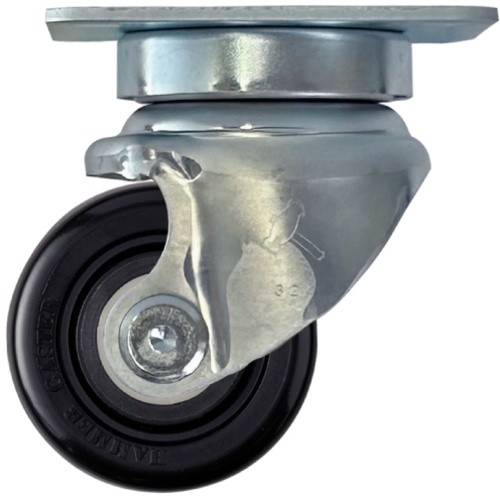 ค้อน ความทนทานสูง โปรไฟล์ต่ำ งานหนัก หมุนได้ ล้อไนลอน 65 มม. ระยะพิทช์ 68 x 68