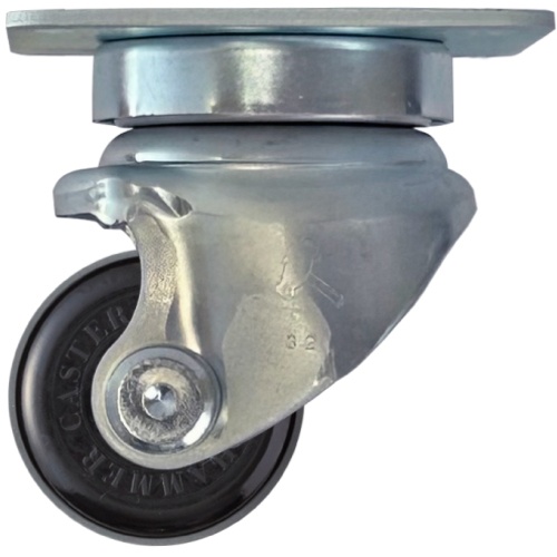 ค้อน ความทนทานสูง โปรไฟล์ต่ำ งานหนัก หมุนได้ ล้อฟีนอลิก 50 มม. ระยะพิทช์ 68 x 68