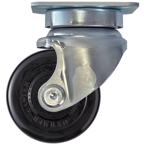 ค้อน ความทนทานสูง โปรไฟล์ต่ำ งานหนัก หมุนได้ ล้อฟีนอลิก 75 มม.