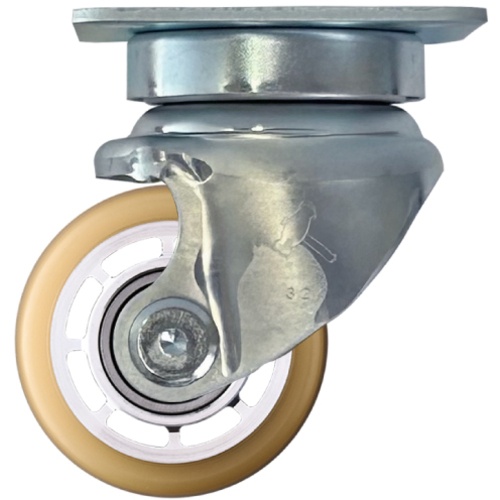 ค้อน ความทนทานสูง โปรไฟล์ต่ำ งานหนัก หมุนได้ ล้อยูรีเทน 65 มม.