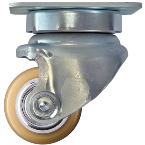 ค้อน ความทนทานสูง โปรไฟล์ต่ำ งานหนัก หมุนได้ ล้อยูรีเทน 50 มม.