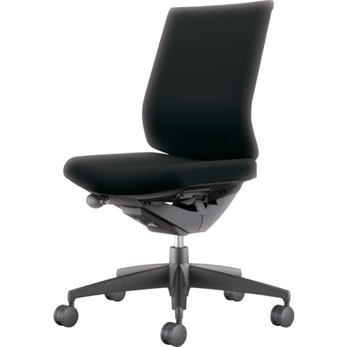 เก้าอี้สำนักงาน Wizard 4 พนักพิงเตี้ย ไม่มีที่วางแขน ขาเรซินสีดำ