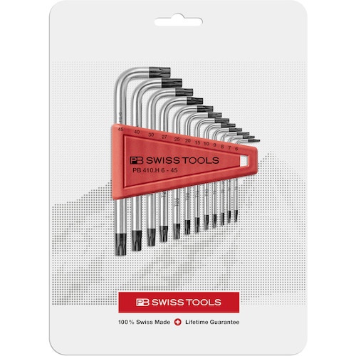 ชุดประแจหกเหลี่ยมรูปตัว L รุ่น 410H6-45CN จำนวน 12 ชิ้น (บรรจุในแผงพลาสติกใส)