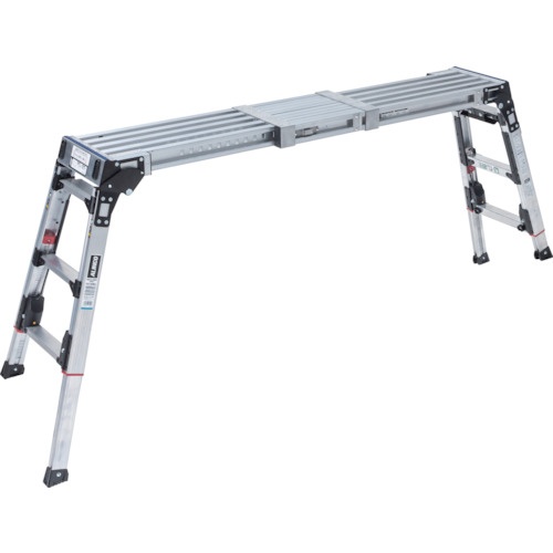 แท่นนั่งร้านที่มีส่วนบนและขาที่สามารถยืดหดได้ “สำหรับใช้งานด้านบน”