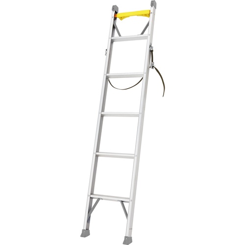 บันไดแบบส่วนเดียวสำหรับปีนเสาไฟฟ้า ยาว 1.83 เมตร พร้อมเข็มขัดนิรภัยและสายรัด (10461)