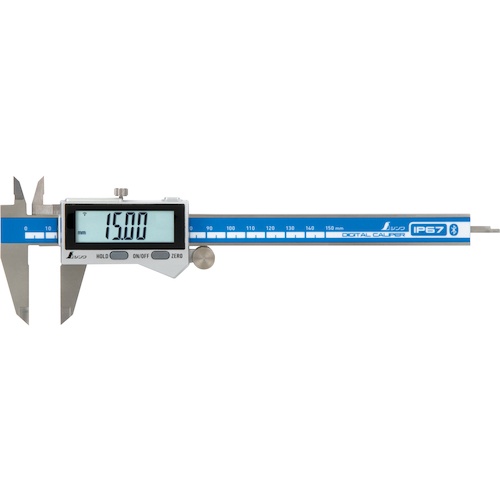 เวอร์เนียร์คาลิเปอร์ดิจิตอล ตัวอักษรขนาดใหญ่ 2 ขนาด 150 มม. กันฝุ่นและกันน้ำ พร้อมฟังก์ชันถ่ายโอนข้อมูล