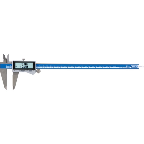 เวอร์เนียร์คาลิเปอร์ดิจิตอล ตัวเลขขนาดใหญ่ 2, 300 มม., กันฝุ่นและกันน้ำ