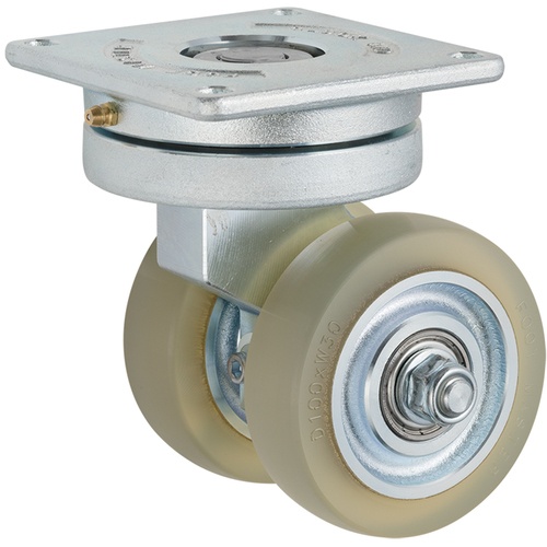 ล้อ AGV พร้อมฟังก์ชันเอียง เส้นผ่านศูนย์กลาง 150 มม. ล้อยูรีเทนพิเศษ