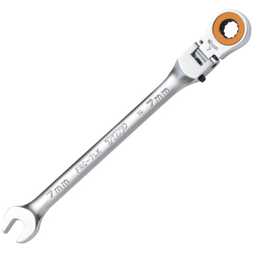 ประแจแหวนฟรีข้างปากตายปรับหัวได้ มีล็อค (Lock Ratchet Combi Flex Head) แบรนด์ TOP
