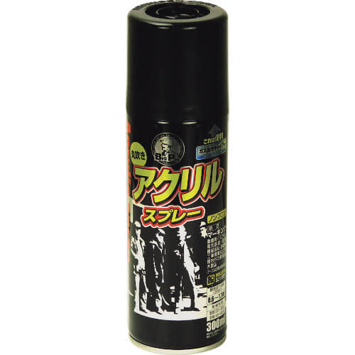 BIGPRO อะคริลิกสเปรย์ สีดำ 300ML