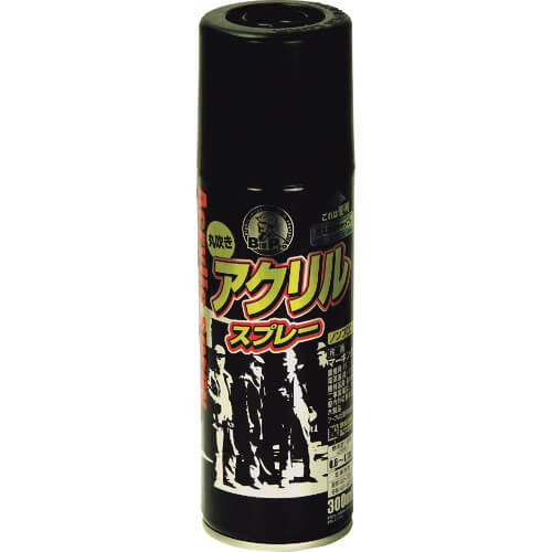 BIGPRO สเปรย์อะคริลิคสีดำด้าน 300ML