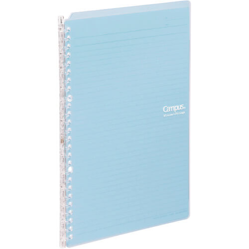 แฟ้มแคมปัส <smart ring> B5 (26 รู) สีฟ้าอ่อน 10 แผ่น Ru-SP700LB