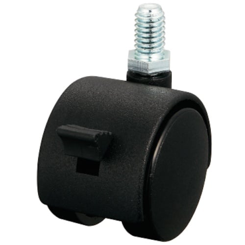 ประเภทสกรูหมุนล้อคู่ไนลอนเส้นผ่านศูนย์กลางล้อ 50 มม. พร้อมตัวหยุดประเภท PT อื่นๆ UNC3/8 x 15 เกลียว 16 เกลียว