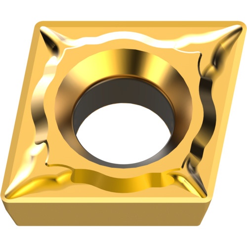 เม็ดมีดกลึงเคลือบ CVD รุ่น MC6125 สำหรับงานกลึงเหล็ก