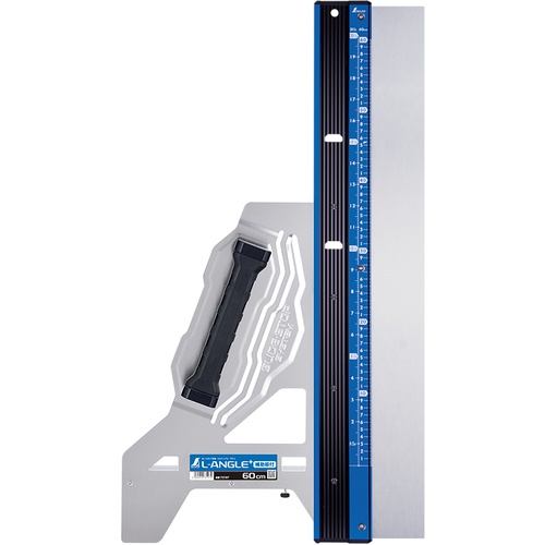 ไม้บรรทัดนำทางสำหรับเลื่อยวงเดือน แบบมุมฉาก L-Angle PLUS พร้อมมาตราส่วนและแผ่นเสริม ขนาด 60 ซม.