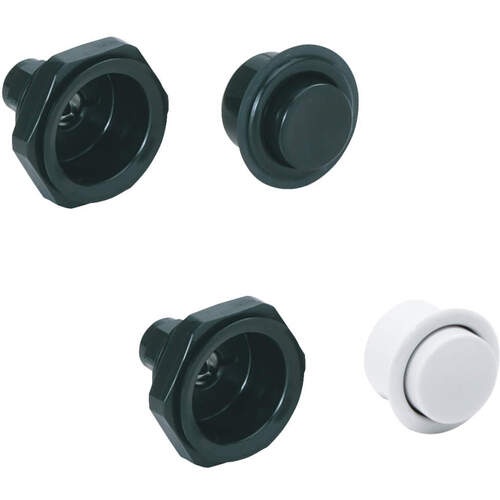 (120054546) 251F-01-3WT ตัวยึดแบบแคมล็อค ชนิดแบนขนาดใหญ่ ทำจากเรซิน