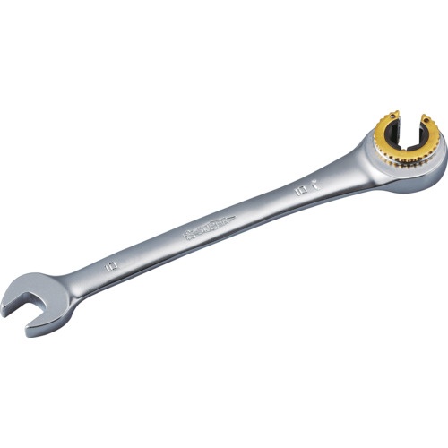 ประแจเฟืองเปิด (แบบตรง) L: 160 มม. Nominal: 10