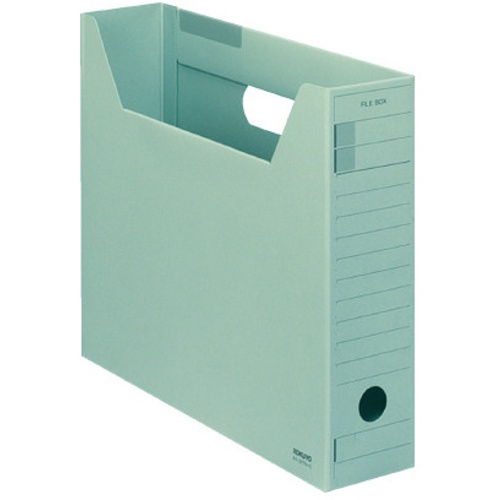 กล่องใส่เอกสารแบบบาง F-Type ขนาด A4 แนวนอน สีเขียว A4-SFFN-G