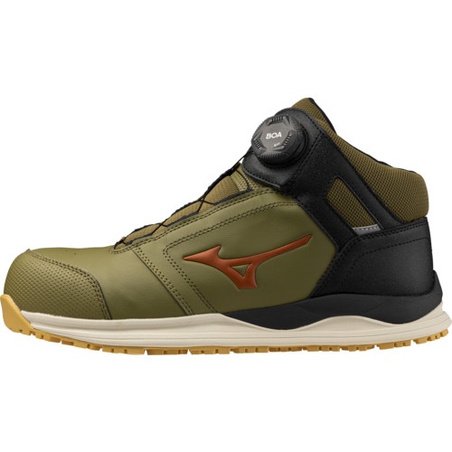 รองเท้าผ้าใบป้องกัน BOA รุ่น Almighty HW II 81M สี Khaki x Orange ไซส์ 29.0