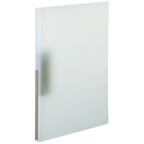 แฟ้มก้านโยก Glassel ขนาด A4 สีขาวครีม F-GL320W