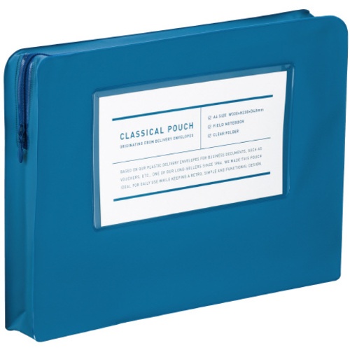 กระเป๋าใส่เอกสาร A4 <กระเป๋าทรงคลาสสิก> สีน้ำเงิน F-VBF230B