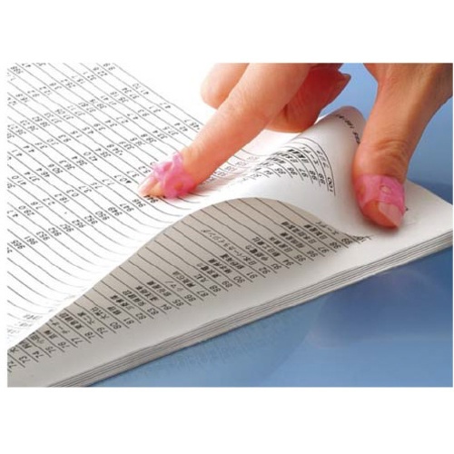 ถาดหมุนกระดาษ “เมกุริน” สีชมพูใส L 20 ชิ้น Meku-522TP